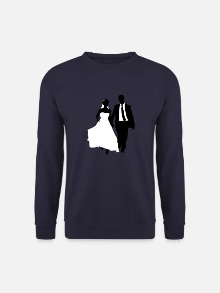 brautpaar 12 Kopie - Unisex Pullover - Navy