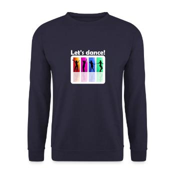 let's dance - Unisex Pullover - Navy - Vorne - Alina (178cm) & Michal (187cm)