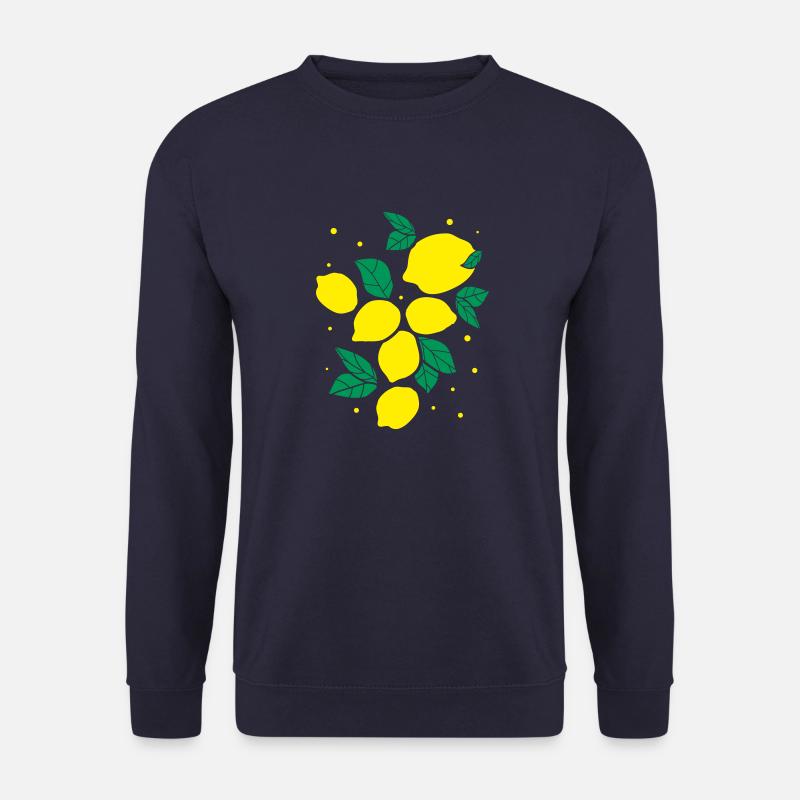 Frische Zitronenfrüchte - Unisex Pullover - Navy