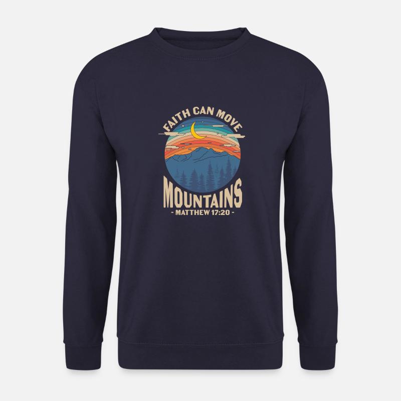 Christliche Sprüche - Unisex Pullover - Navy