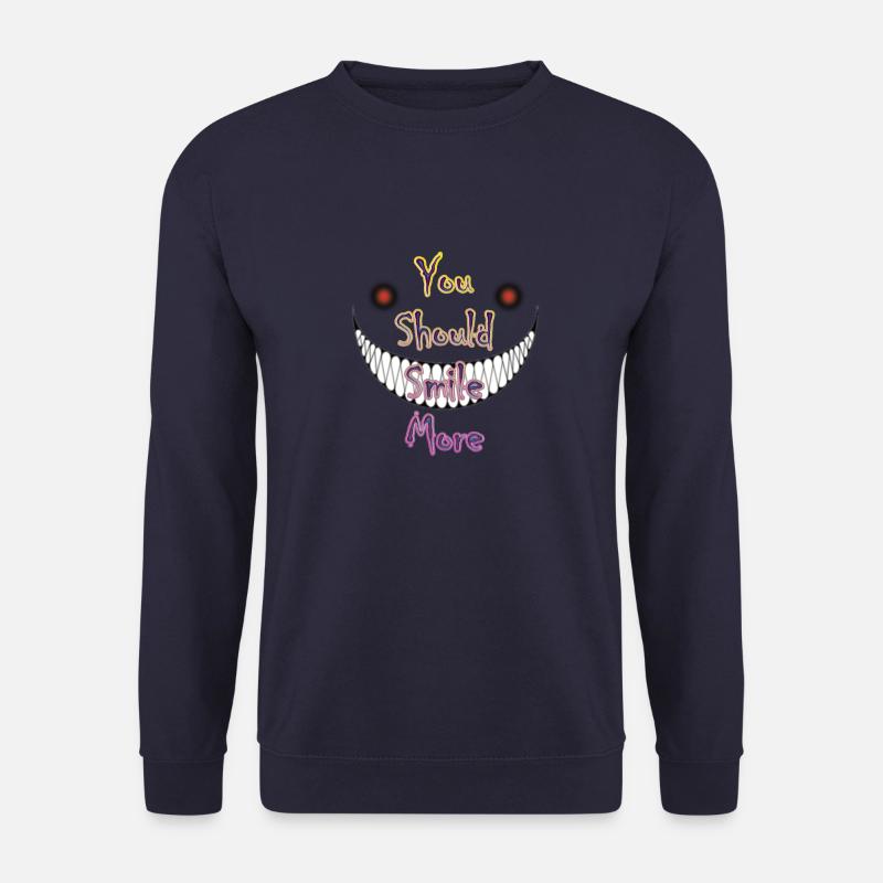 Vous devriez sourire plus - Sweat-shirt Unisexe - marine