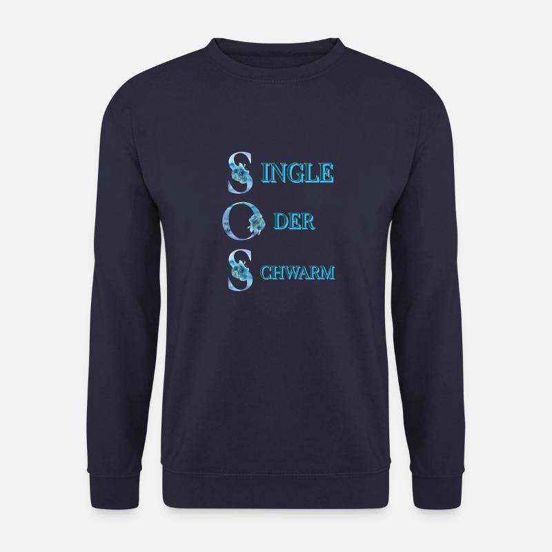 SOS Single oder Schwarm - Unisex Pullover - Navy