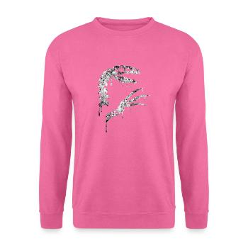 Therizinosaurus Skelett - Unisex Pullover - Pink - Vorne