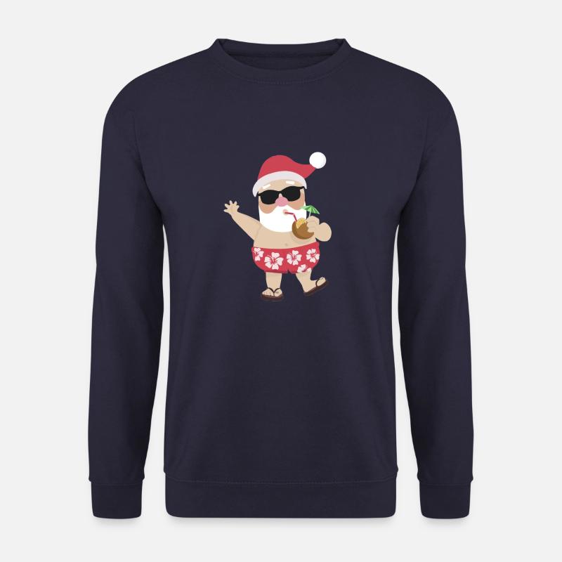 Weihnachtsmann süßer Sommer - Unisex Pullover - Navy