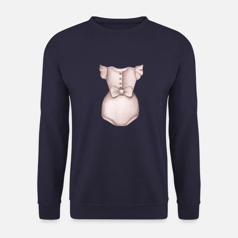 Rosa Kleid - Unisex Pullover - Navy