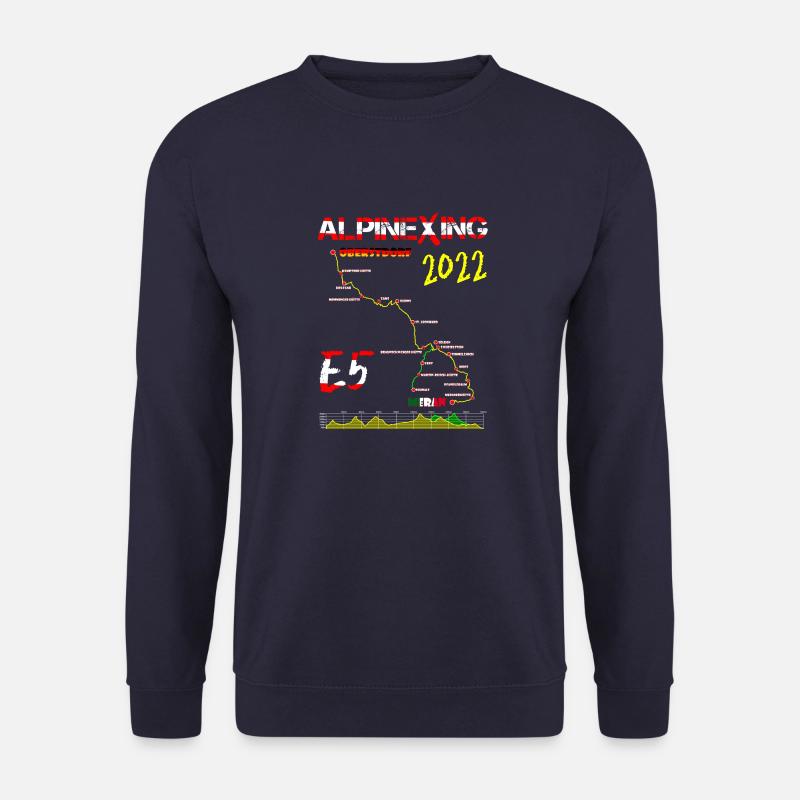 E5 Oberstdorf Meran 2022 - Unisex Pullover - Navy