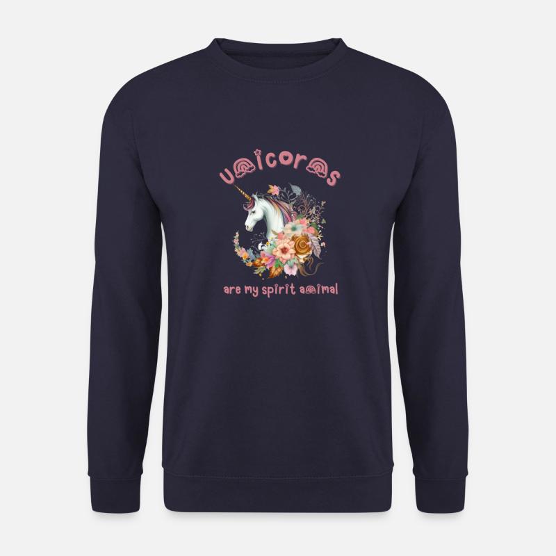 Einhörner - Unisex Pullover - Navy