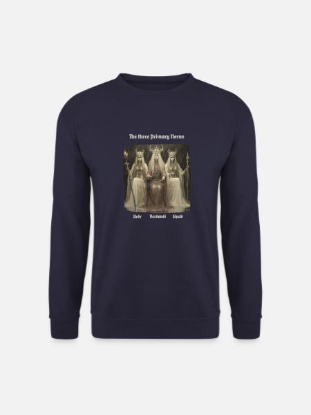Les Trois Norns / Femmes du destin - Sweat-shirt Unisexe - marine