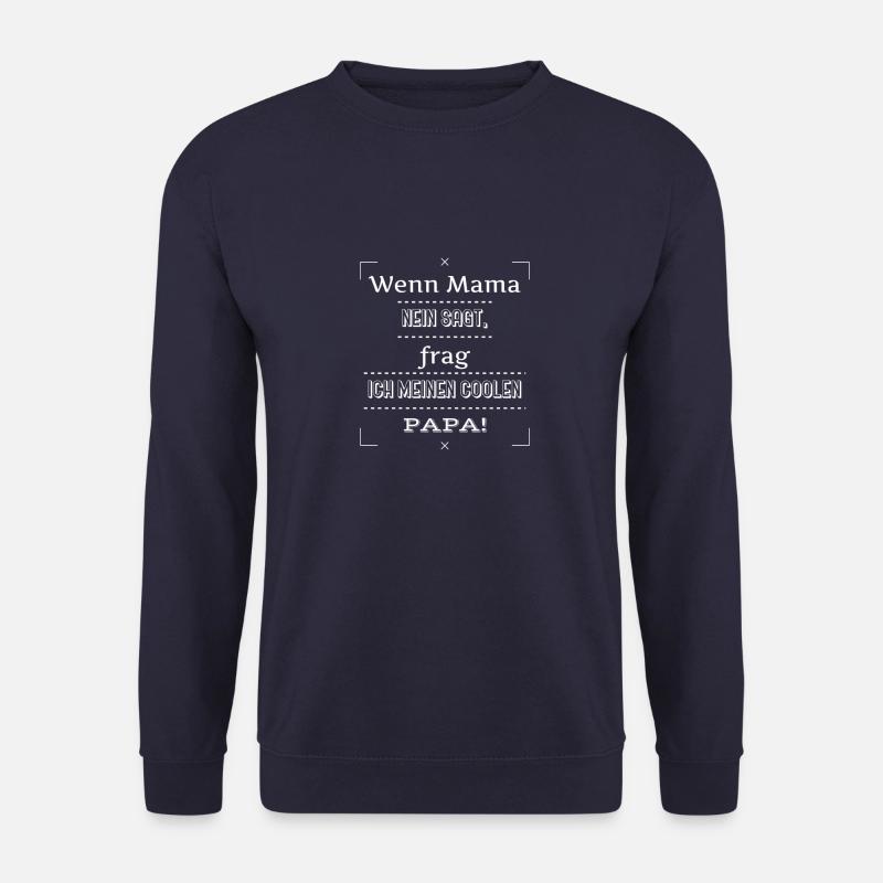 lustige baby sprüche - Unisex Pullover - Navy