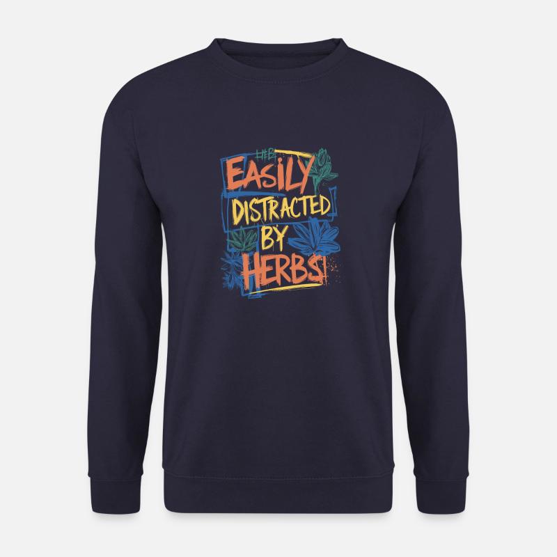 Fascinated by herbs - Unisex Sweatshirt - navy
