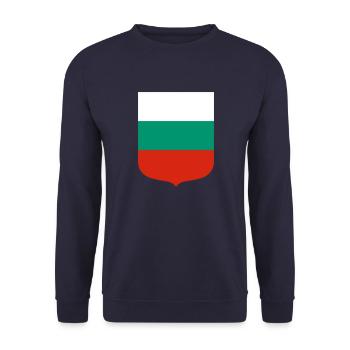 Bulgarien - Unisex Pullover - Navy - Vorne - Alina (178cm) & Michal (187cm)