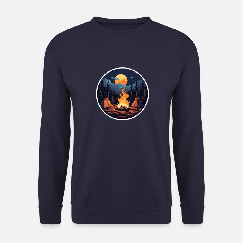 Camping - Unisex Pullover - Navy