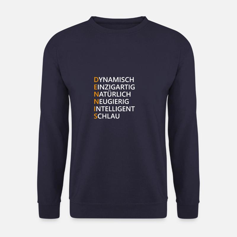 Dennis Name Geschenk - Unisex Pullover - Navy