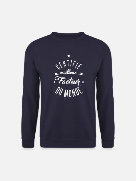 meilleur facteur du monde - Sweat-shirt Unisexe - marine