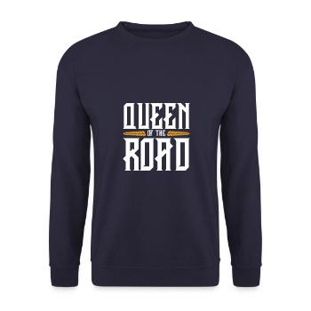 Reine des camionneurs - Sweat-shirt Unisexe - marine - Devant - Alina (178cm) & Michal (187cm)