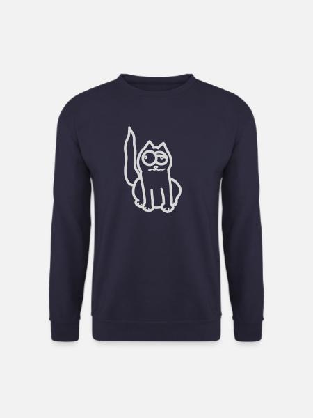 Betrunkene Katze - Unisex Pullover - Navy