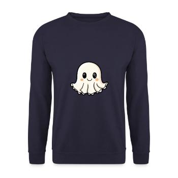 Méduse Halloween Drôle Fantôme - Sweat-shirt Unisexe - marine - Devant - Alina (178cm) & Michal (187cm)