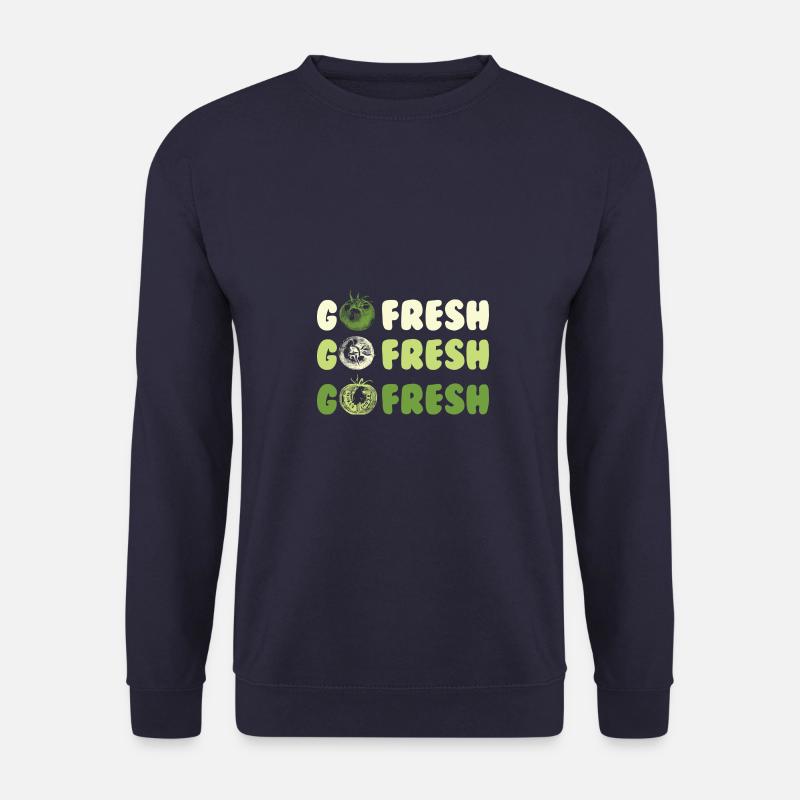 vegan go fresh - Unisex Pullover - Navy