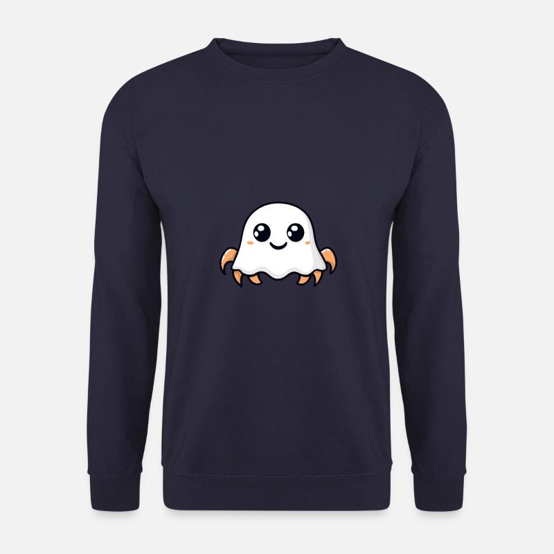 Crab Crab Halloween Funny Ghost - Unisex Sweatshirt - navy