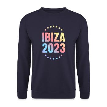 Ibiza 2023 - Sweat-shirt Unisexe - marine - Devant - Alina (178cm) & Michal (187cm)