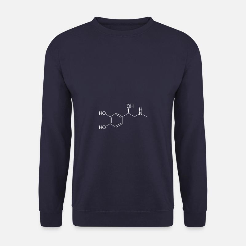 Molécule d'adrénaline - blanc - Sweat-shirt Unisexe - marine
