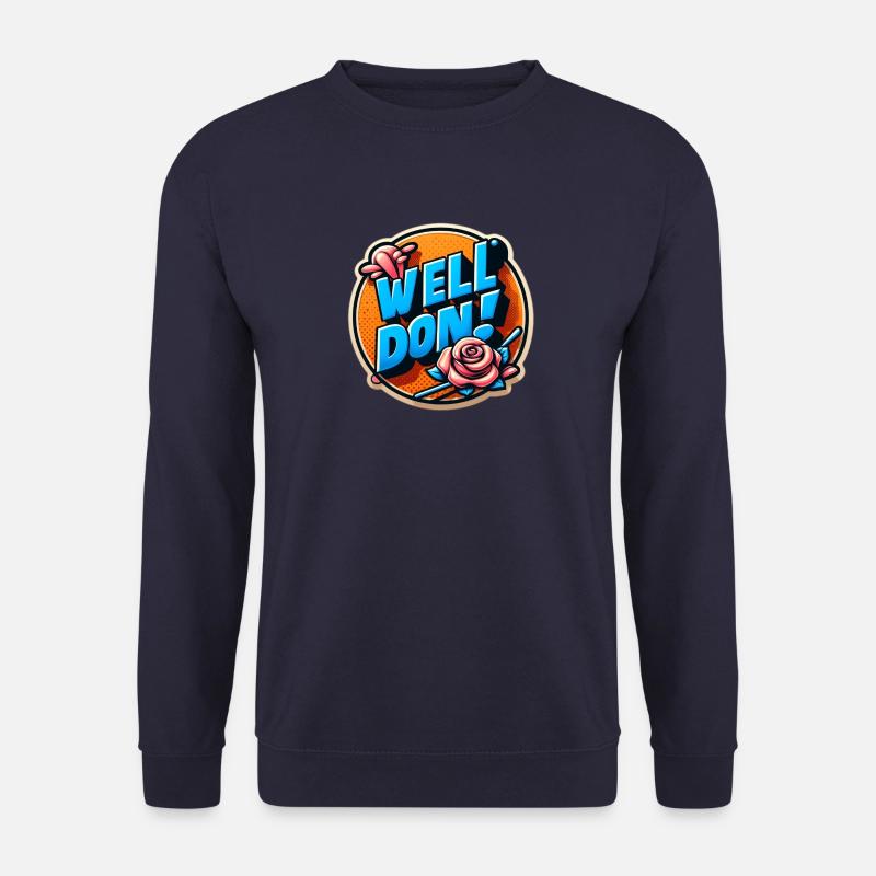 Well don! - Unisex Pullover - Navy