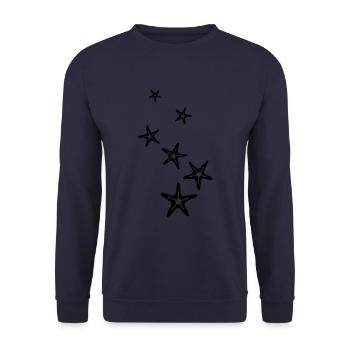 starfish icon icon - Unisex Sweatshirt - navy - Front - Alina (178cm) & Michal (187cm)