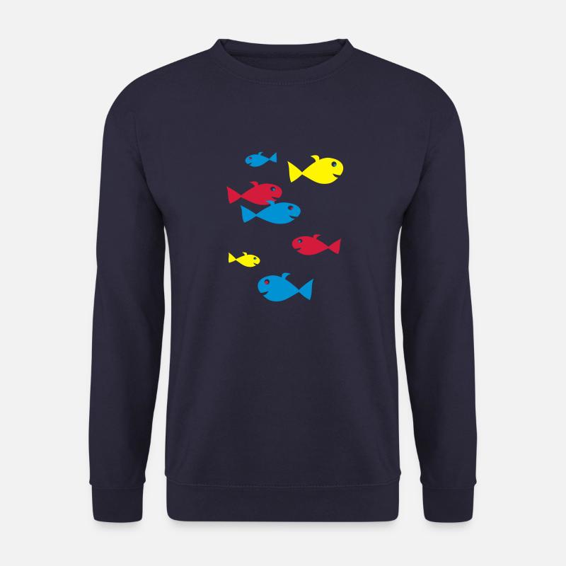fisch vector - Unisex Sweatshirt - navy
