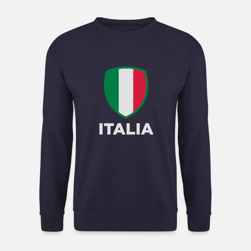 Nationalflagge von Italien - Unisex Pullover - Navy