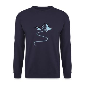 Powder - Unisex Pullover - Navy - Vorne - Alina (178cm) & Michal (187cm)