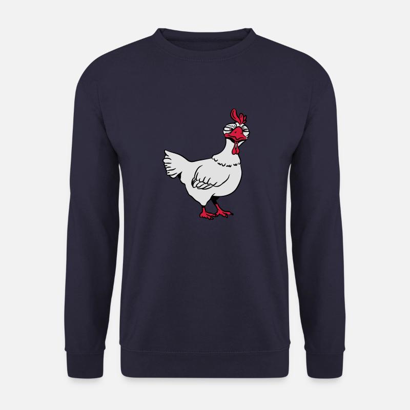 Angry chicken - Unisex Sweatshirt - navy