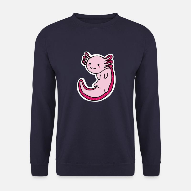 little axolotl - Unisex Pullover - Navy