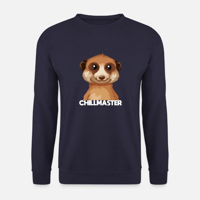 Chillmaster - L’écureuil aime se détendre - Sweat-shirt Unisexe - marine
