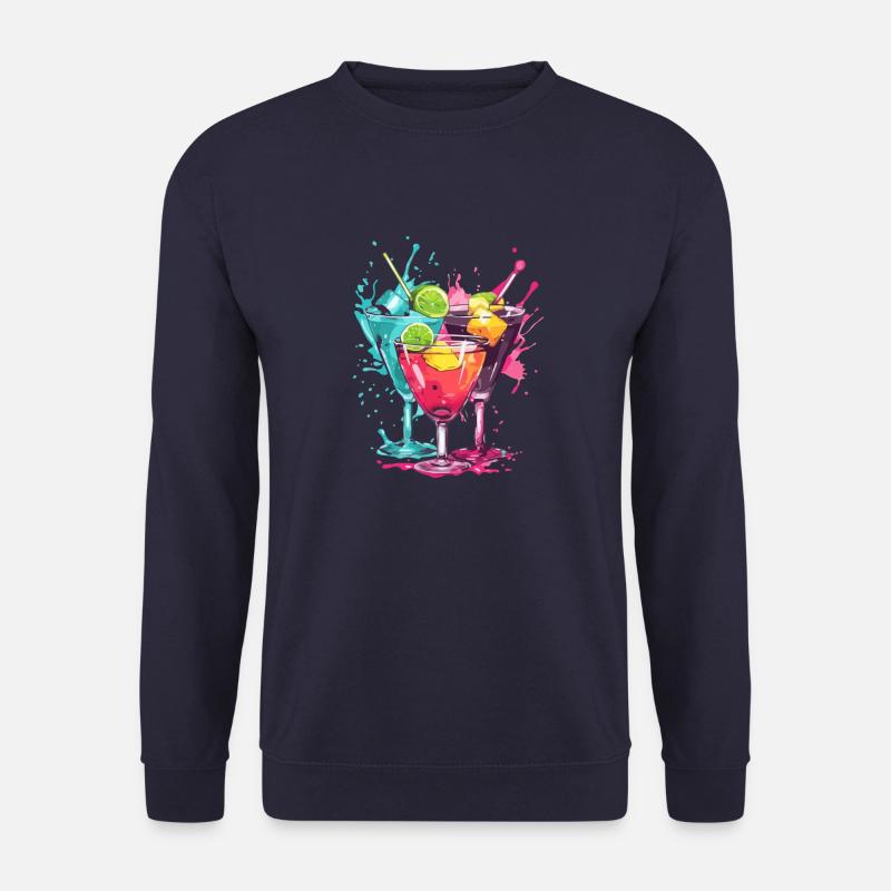 Cocktails 2 - Unisex Pullover - Navy