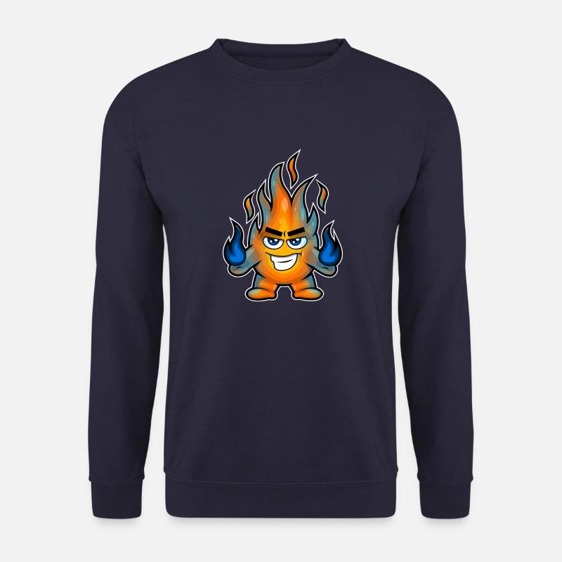 Flame Fire-Bender - Unisex Sweatshirt - navy
