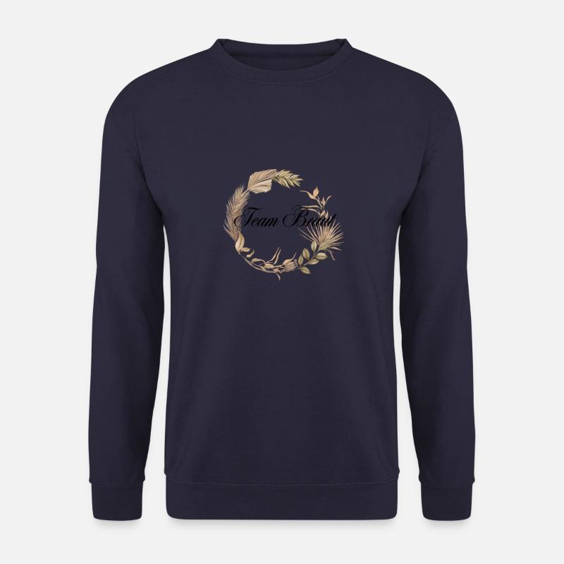Team Braut Boho Kranz - Unisex Pullover - Navy