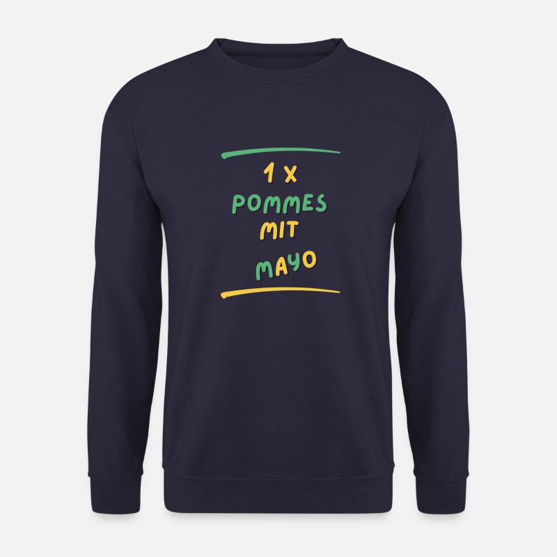 Pommes Mayo - Unisex Pullover - Navy