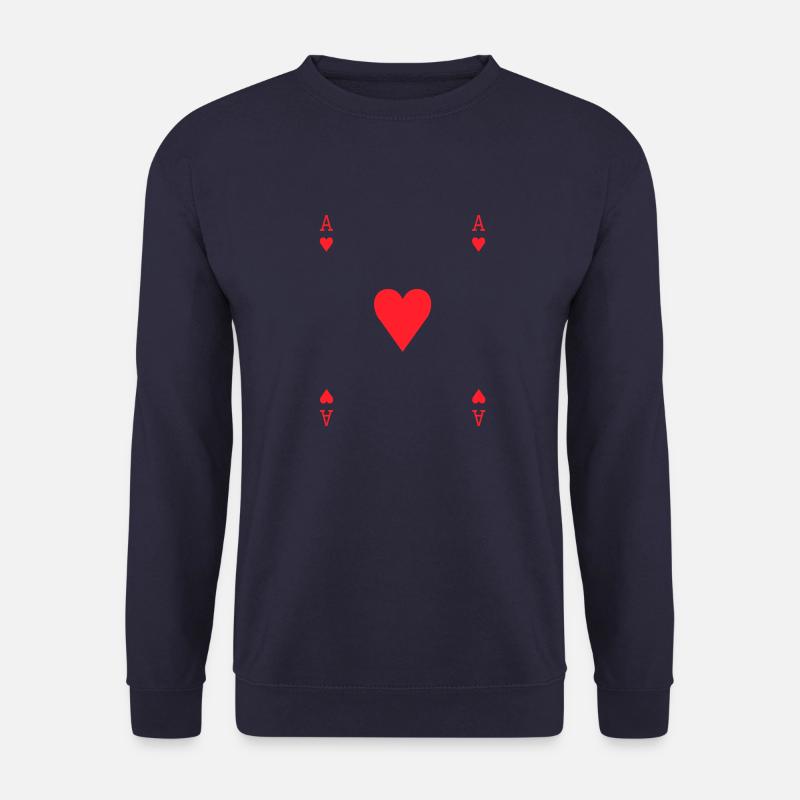 Herz Ass - Unisex Pullover - Navy