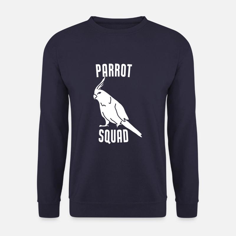 Parrot Squad Funny Parrot Lover - Unisex Pullover - Navy