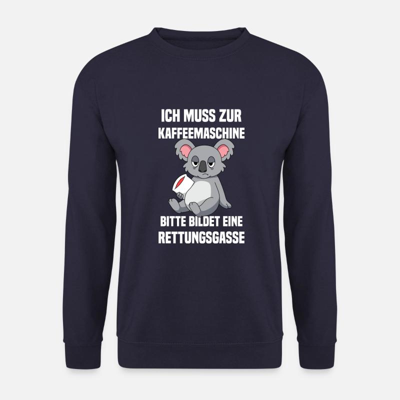Kaffee Zubehör Koffein Getränk Wachmacher Kaffee - Unisex Pullover - Navy
