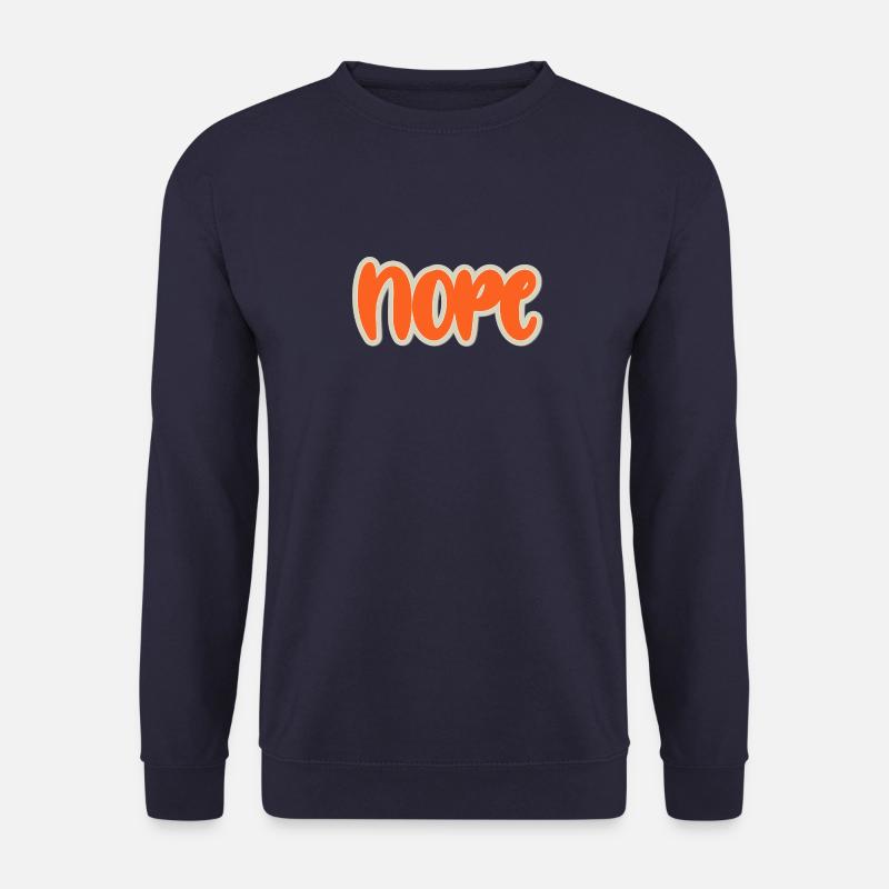 NOPE - Unisex Pullover - Navy