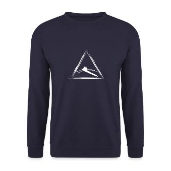 Rudern - Unisex Pullover - Navy - Vorne - Alina (178cm) & Michal (187cm)