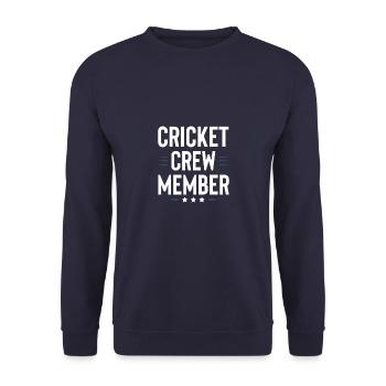 Équipe de cricket - Sweat-shirt Unisexe - marine - Devant - Alina (178cm) & Michal (187cm)