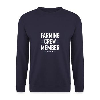 Farming Crew - Unisex Pullover - Navy - Vorne - Alina (178cm) & Michal (187cm)