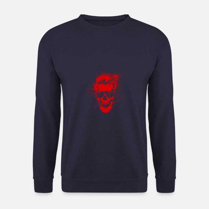 Punker Totenkopf Party - Unisex Pullover - Navy