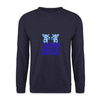 Cochon Enterrement de vie de jeune fille Enterrement de vie de garçon - Sweat-shirt Unisexe - marine - Devant - Alina (178cm) & Michal (187cm)
