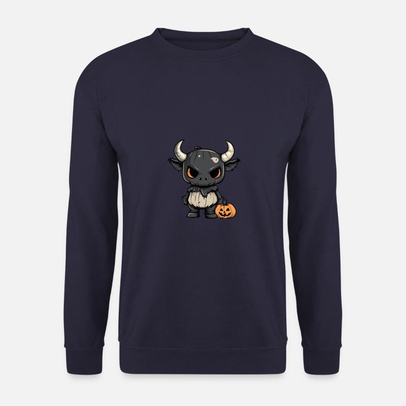 Bull Halloween Funny Zombie - Unisex Sweatshirt - navy