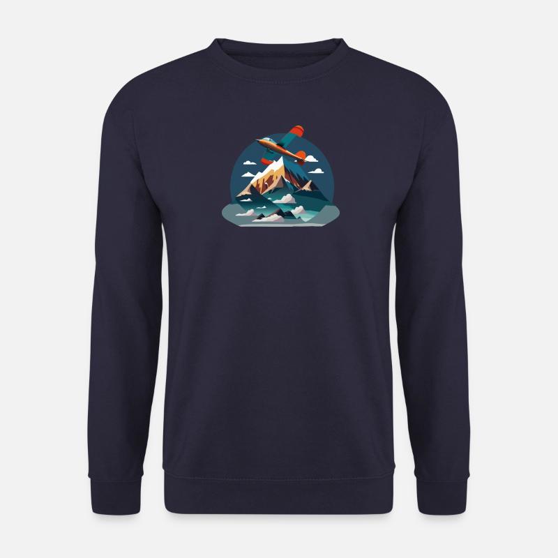 RedTipMountain - Unisex Pullover - Navy