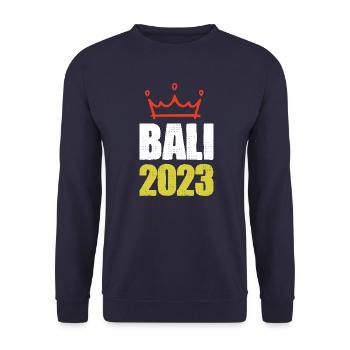 Bali 2023 - Unisex Sweatshirt - navy - Front - Alina (178cm) & Michal (187cm)