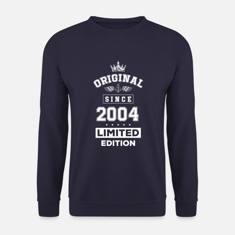 2004 limited edition birthday - Unisex Sweatshirt - navy